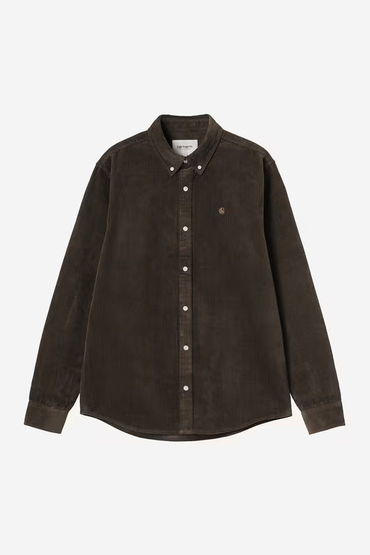 Carhartt WIP - L/S MADISON CORD - Tobacco