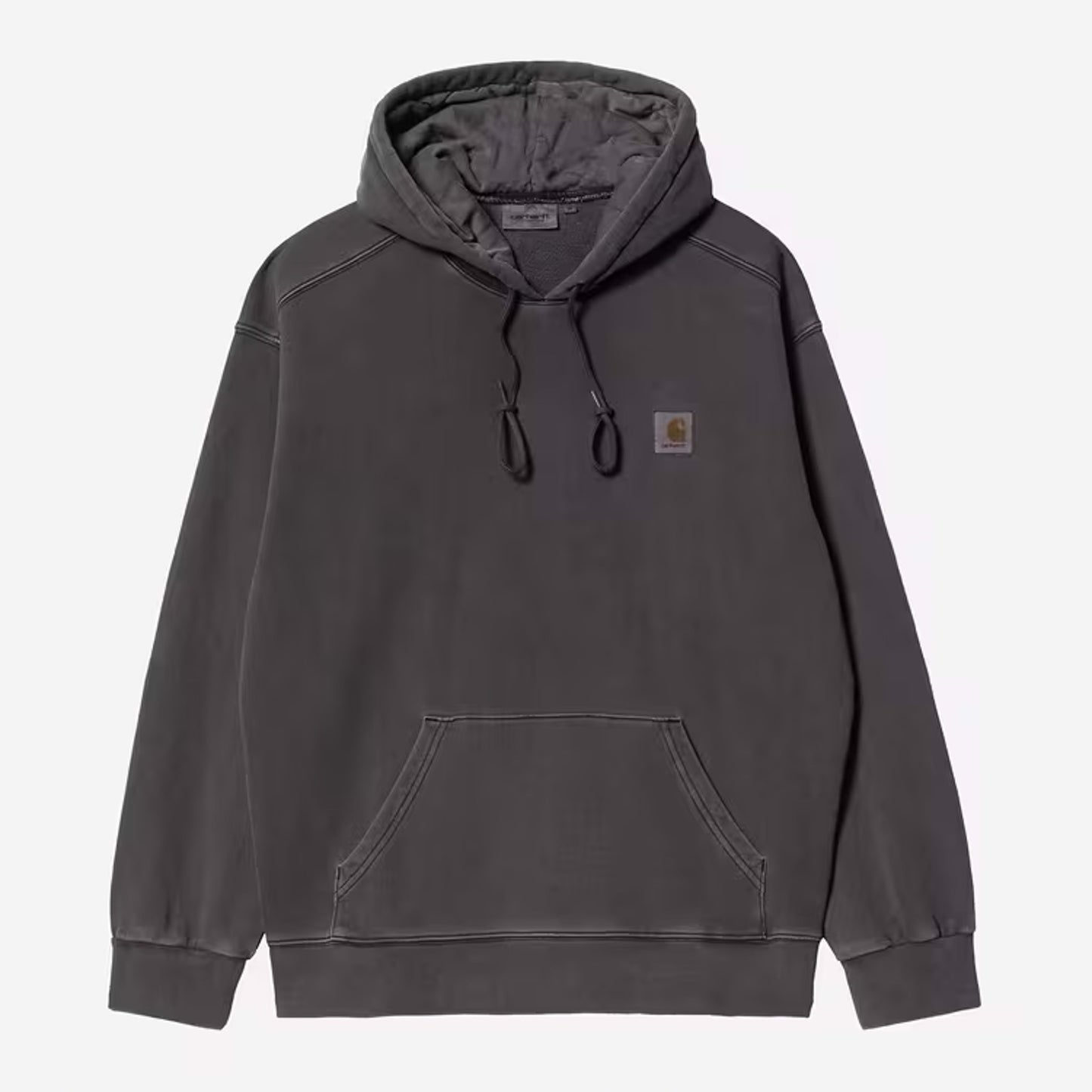 Carhartt WIP - HOODED NELSON SWEAT - Black (garment dyed)
