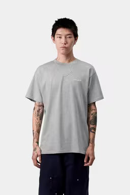 Carhartt - SCRIPT EMBROIDERY - Grey Heather/White
