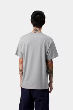 Carhartt - SCRIPT EMBROIDERY - Grey Heather/White