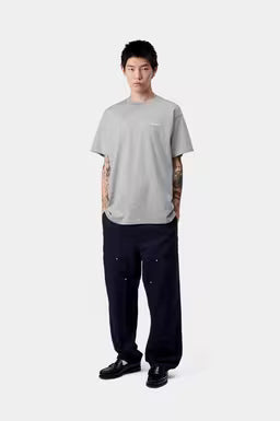 Carhartt - SCRIPT EMBROIDERY - Grey Heather/White