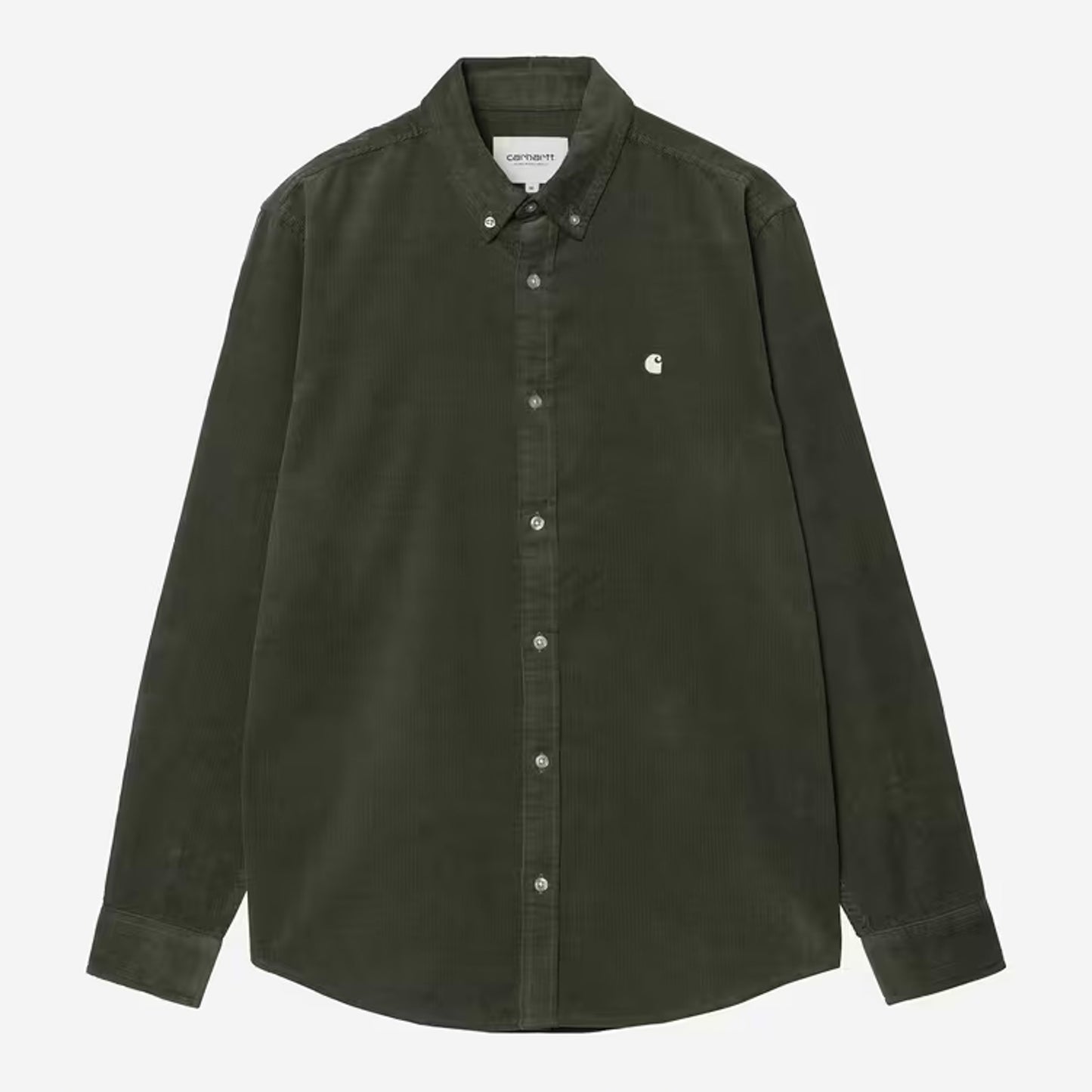 Carhartt WIP - L/S MADISON FINE CORD SHIRT - Opuntia/Wax