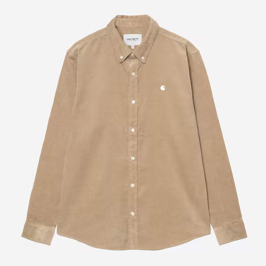 Carhartt WIP - L/S MADISON FINE CORD SHIRT - Iroko/Wax