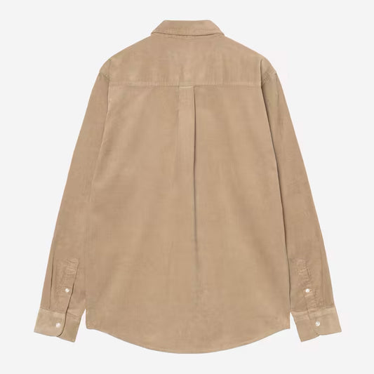 Carhartt WIP - L/S MADISON FINE CORD SHIRT - Iroko/Wax