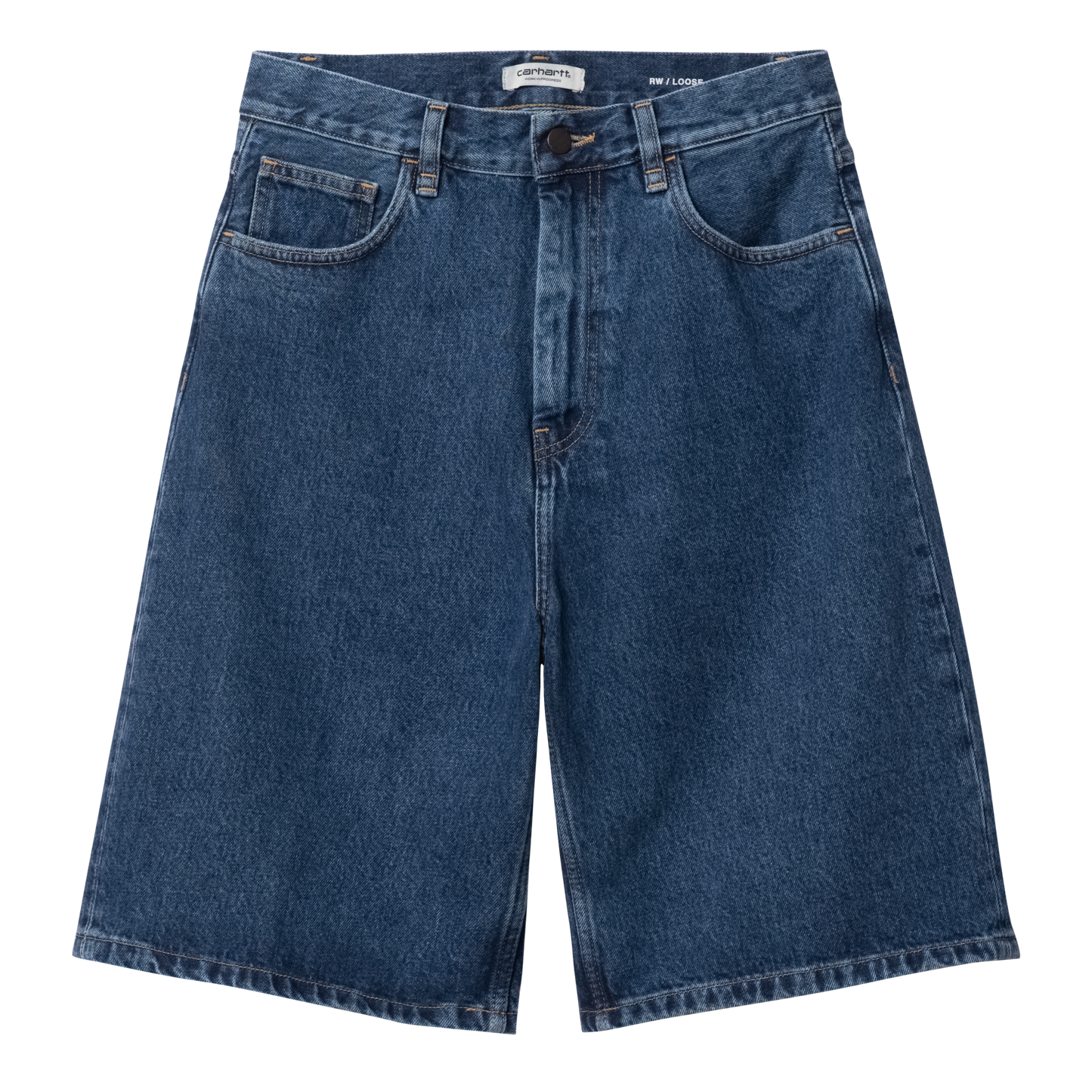 Carhartt WIP - W' BRANDON SHORT - Blue (stone washed)