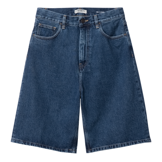 Carhartt WIP - W' BRANDON SHORT - Blue (stone washed)
