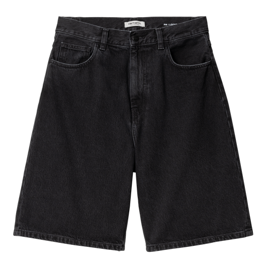 Carhartt WIP - W' BRANDON SHORT - Black (stone washed)