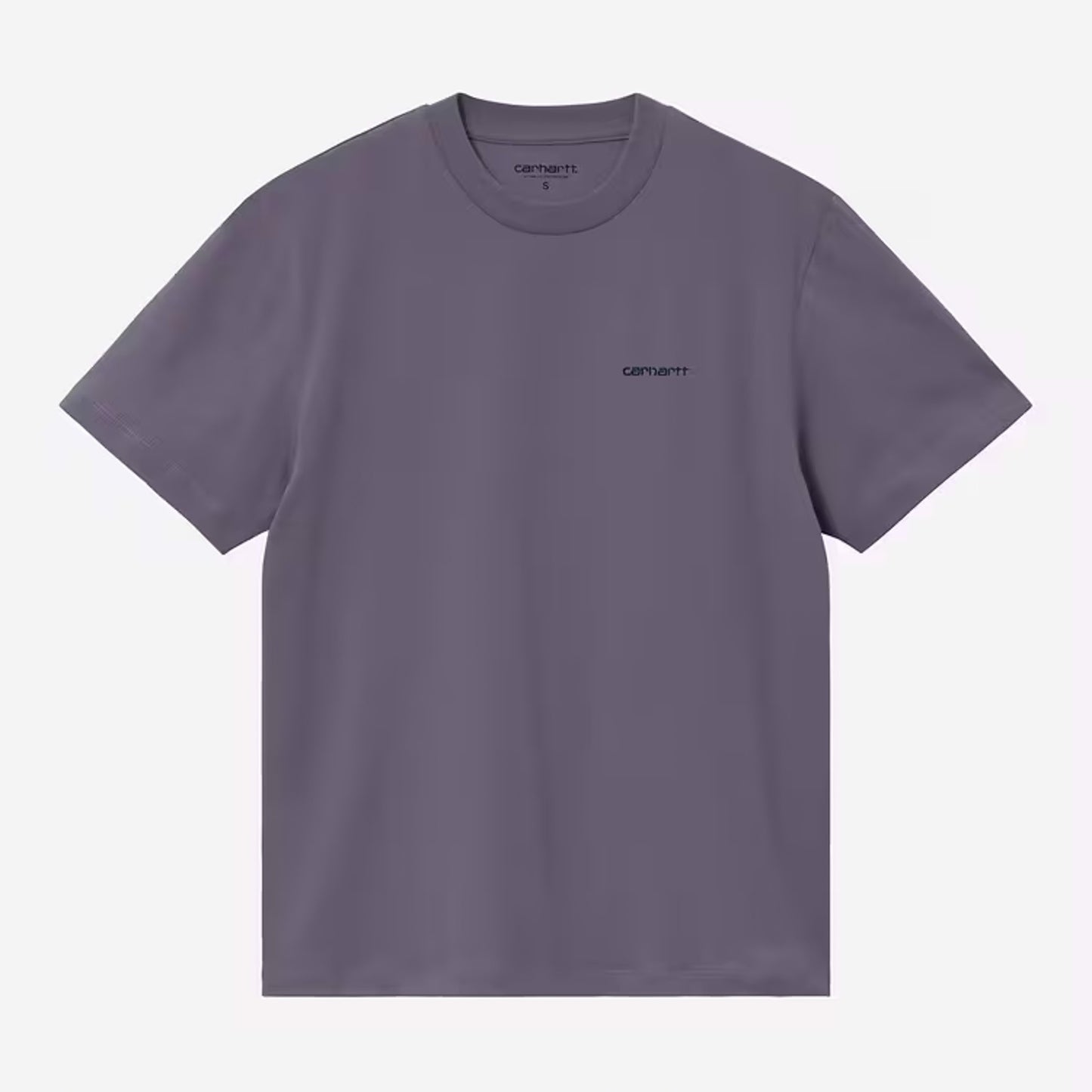 Carhartt WIP - W' S/S SCRIPT EMBROIDERY T-SHIRT -  Shady Purple/Dark Navy