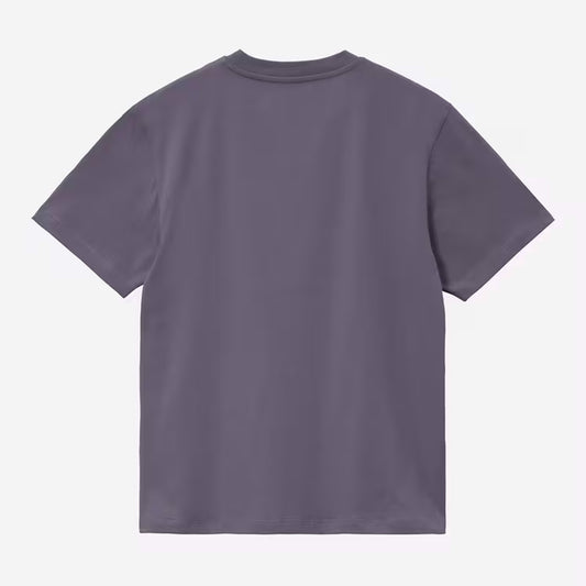 Carhartt WIP - W' S/S SCRIPT EMBROIDERY T-SHIRT -  Shady Purple/Dark Navy