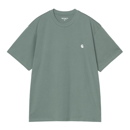 Carhartt WIP - MADISON T-SHIRT - Velvet Green/White