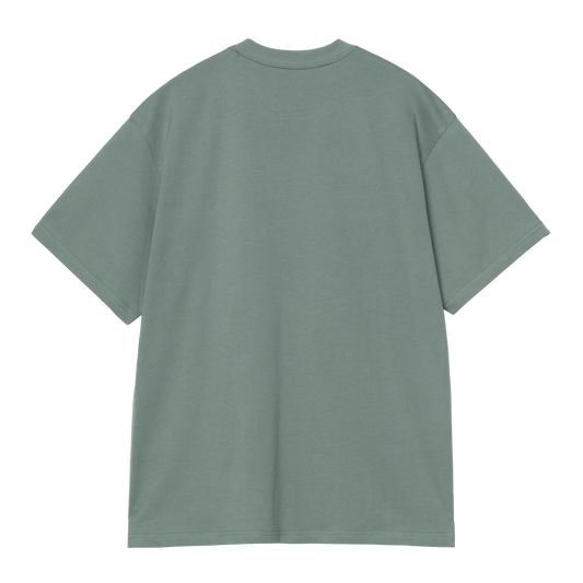 Carhartt WIP - MADISON T-SHIRT - Velvet Green/White