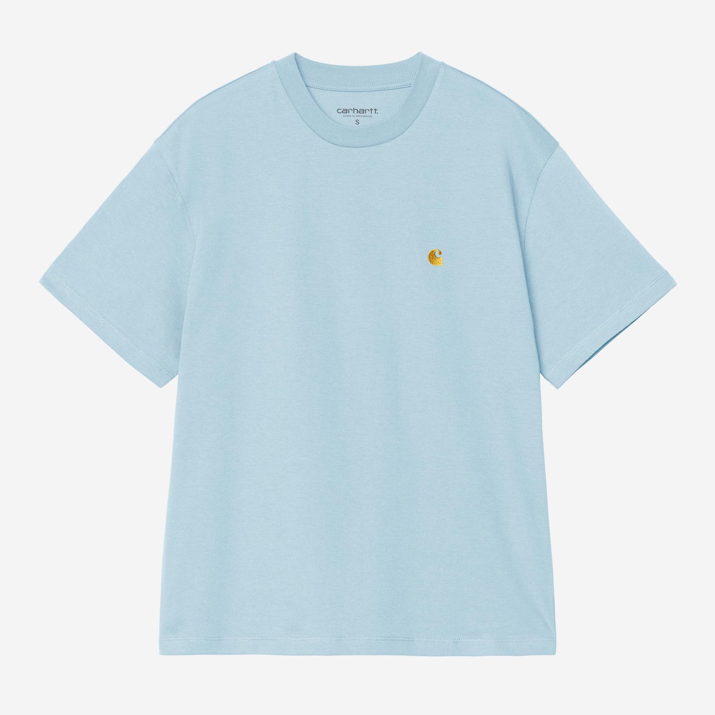 Carhartt WIP - W' S/S CHASE T-SHIRT - Tourmaline/Gold