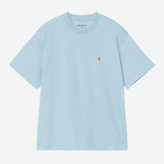 Carhartt WIP - W' S/S CHASE T-SHIRT - Tourmaline/Gold