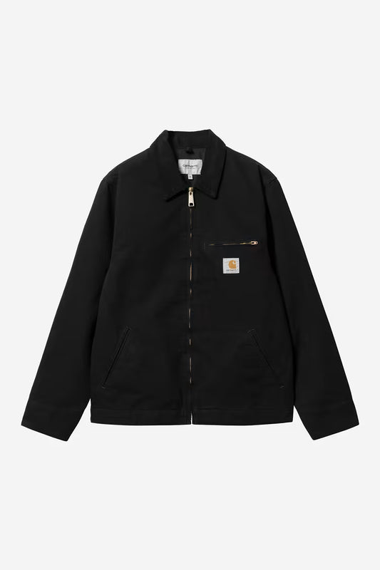 Carhartt WIP - DETROIT JACKET - Black / Black Rinsed