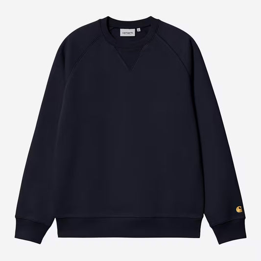 Carhartt WIP - CHASE SWEAT - Dark Navy/Gold