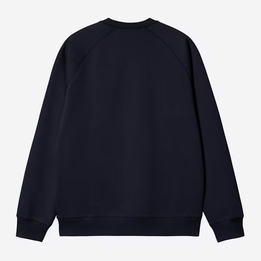 Carhartt WIP - CHASE SWEAT - Dark Navy/Gold