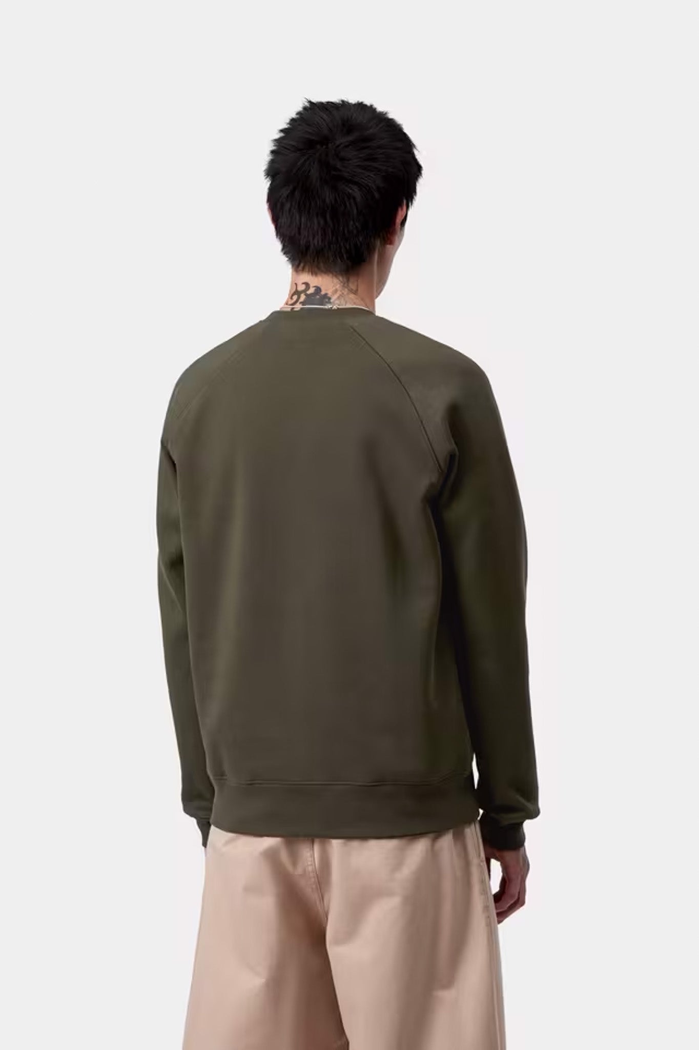 Carhartt WIP - CHASE SWEAT - Olive/Gold