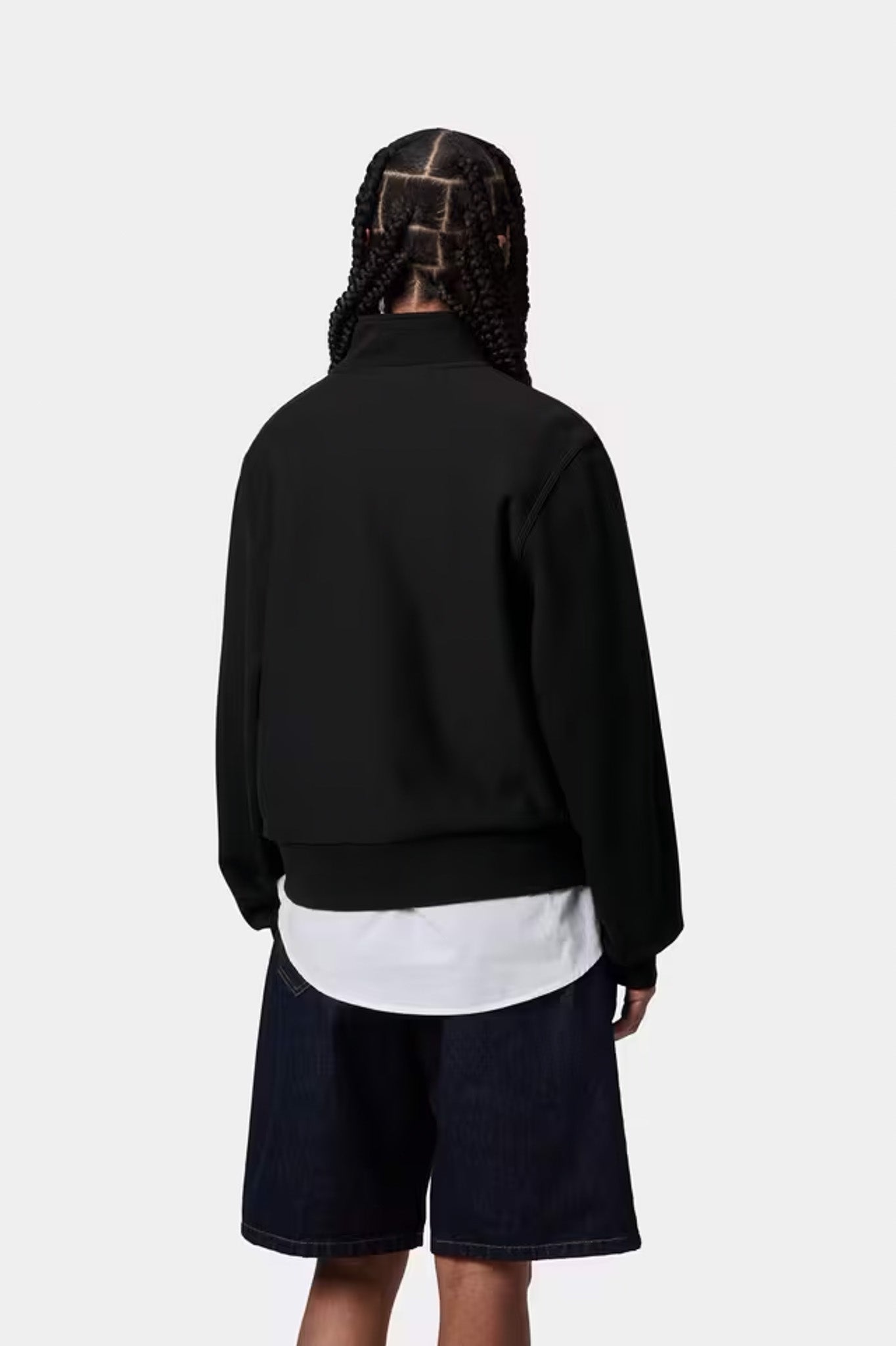 Carhartt WIP - W' AMERICAN SCRIPT HIGH NECK SWEATSHIRT - Black