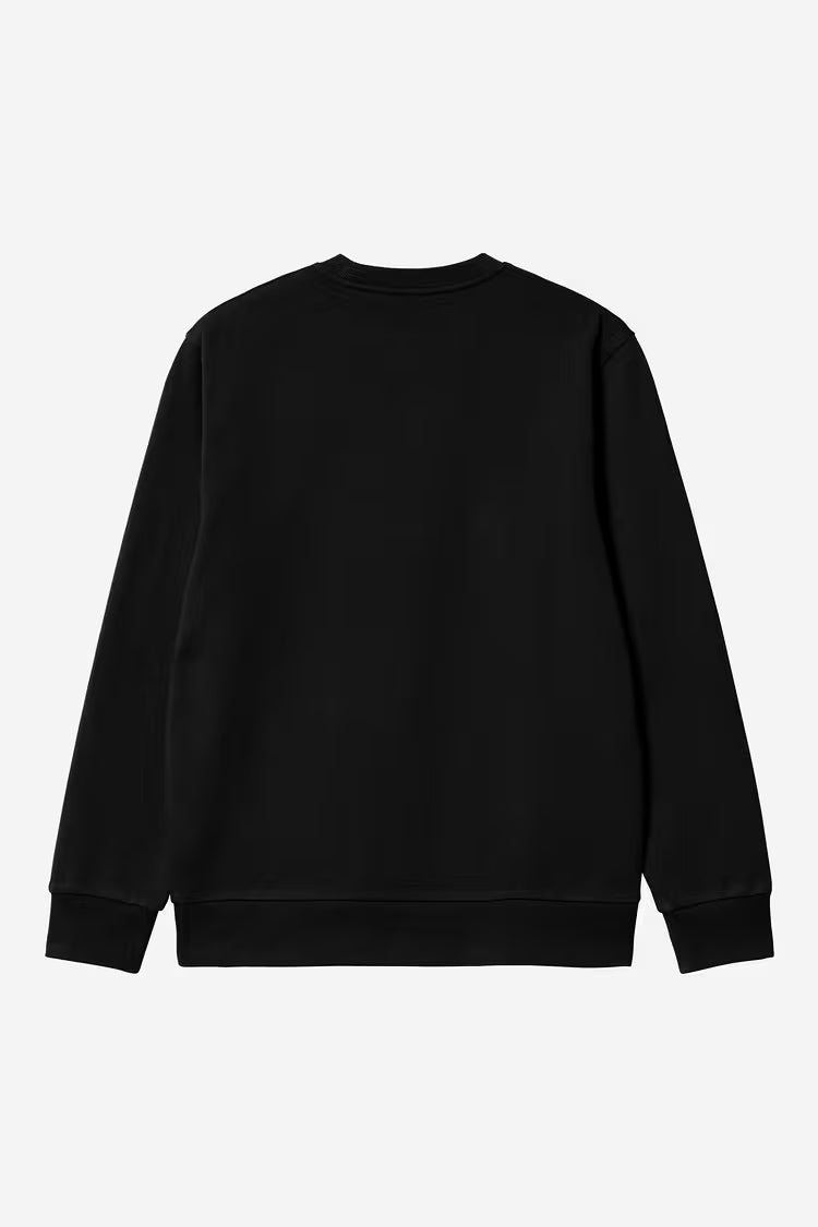 Carhartt WIP - SCRIPT EMBROIDERY SWEATSHIRT - Black/White
