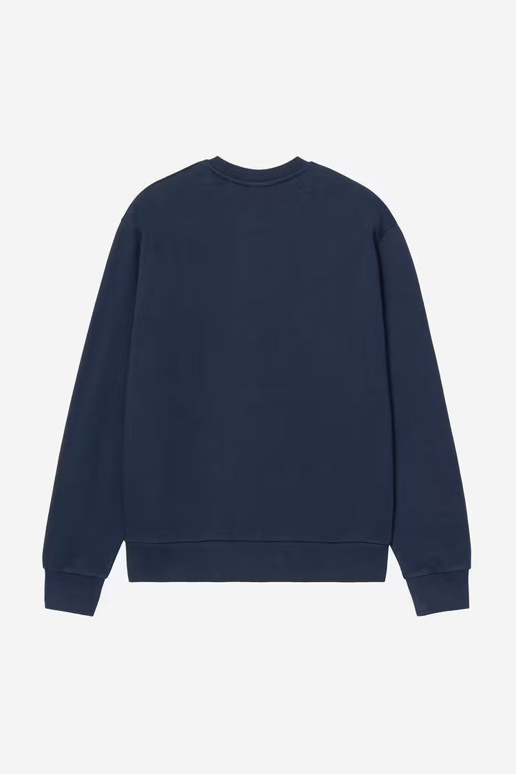 Carhartt WIP - SCRIPT EMBROIDERY SWEATSHIRT - Jupiter / White