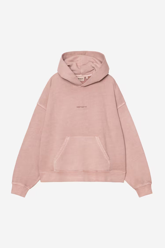 Carhartt WIP - W´ HOODED BENTON SWEAT - Glassy Pink (garment dyed)