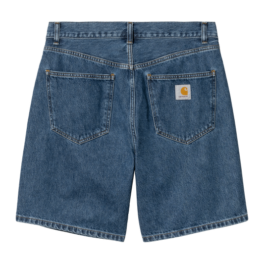 Carhartt WIP - NOLAN SHORT - Blue (heavy stone washed)