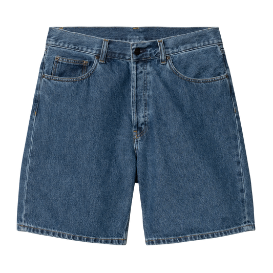 Carhartt WIP - NOLAN SHORT - Blue (heavy stone washed)