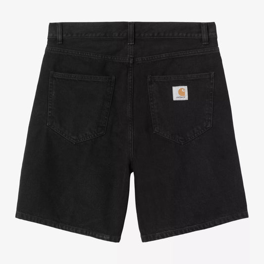Carhartt WIP - NOLAN SHORT - Black (stone washed)