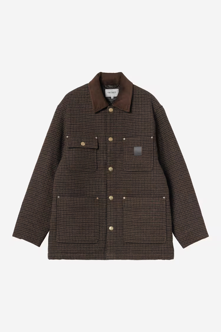 Carhartt WIP - LOWIS CHORE COAT - Lowis Houndstooth / Vitola Heather