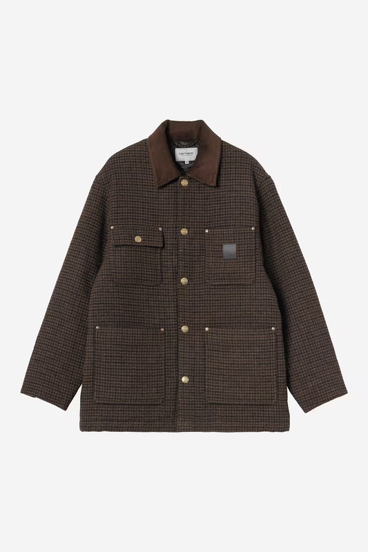Carhartt WIP - LOWIS CHORE COAT - Lowis Houndstooth / Vitola Heather