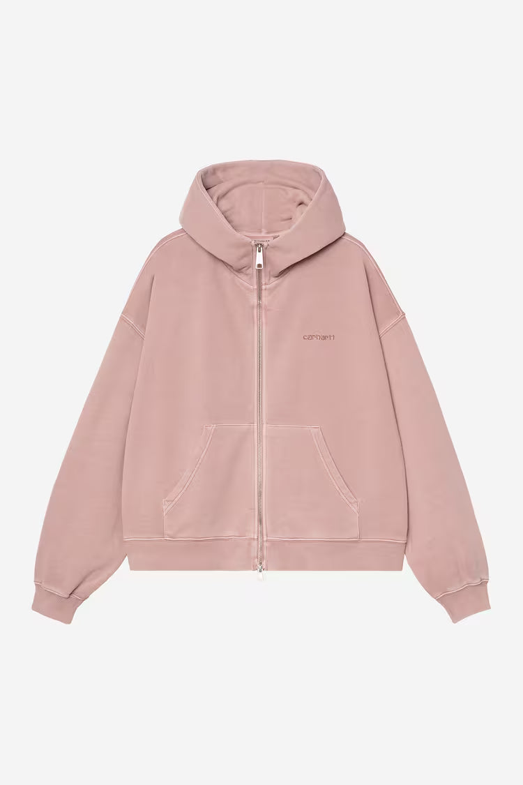 Carhartt WIP - W´ HOODED BETON JACKET - Glassy Pink (garment dyed)