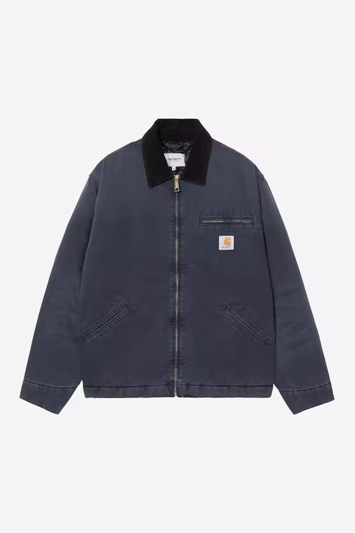 Carhartt WIP - OG DETROIT JACKET - Dark Navy/Black (Stone Canvas)