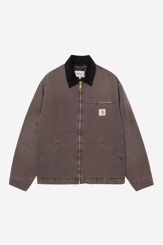 Carhartt WIP - OG DETROIT JACKET - Tobacco/Black (Stone Canvas)