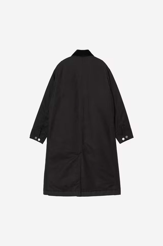 Carhartt WIP - W' WEBSTER COAT - Black (Stone washed)