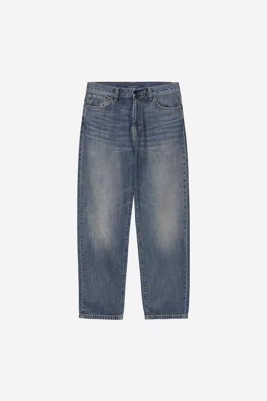 Carhartt WIP - AARON PANT - Blue (dark used wash)