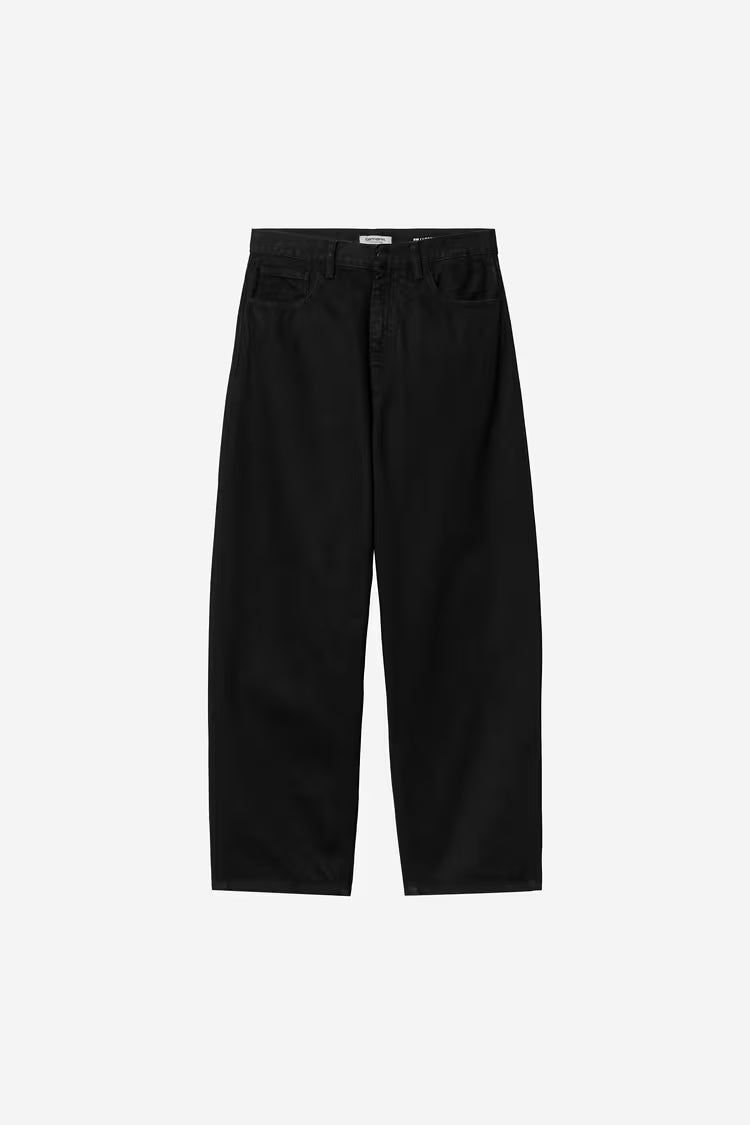 Carhartt WIP - W' BRANDON PANT - Black/Rinsed