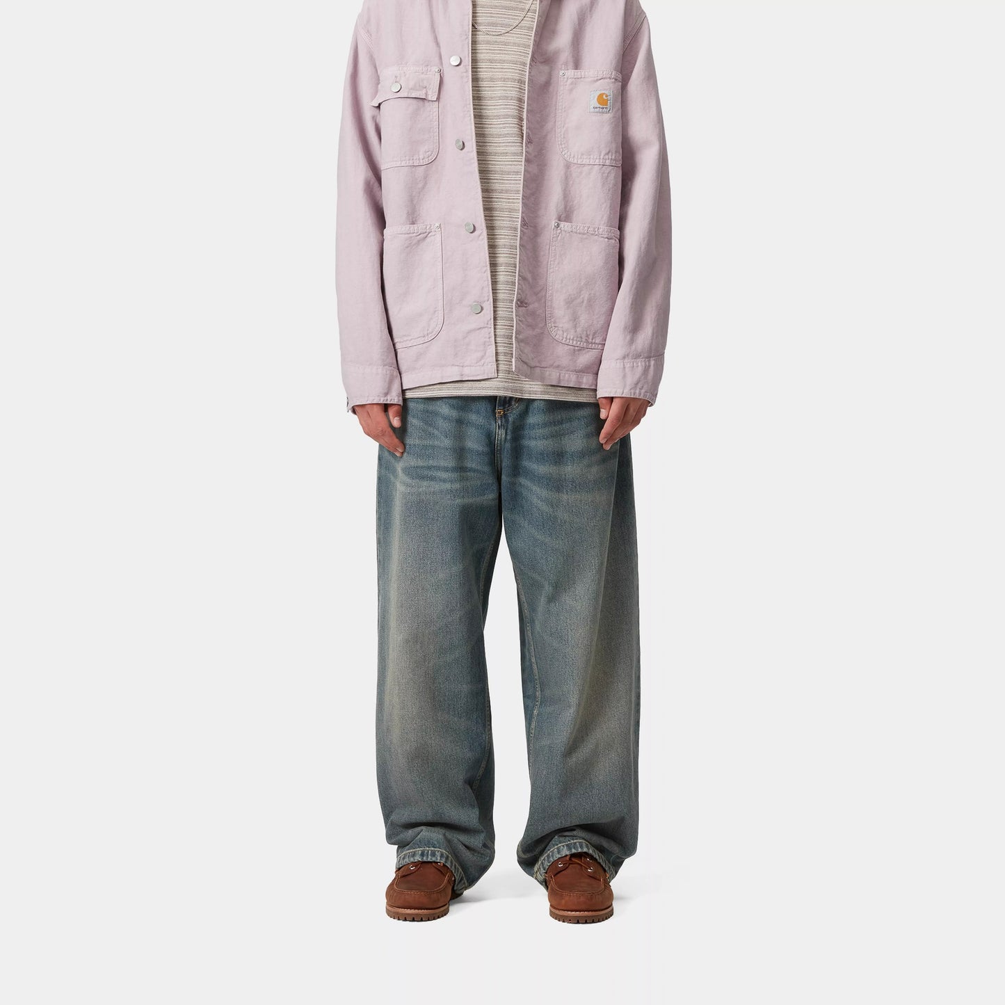 Carhartt WIP - BRANDON PANT - Blue Worn Used Wash