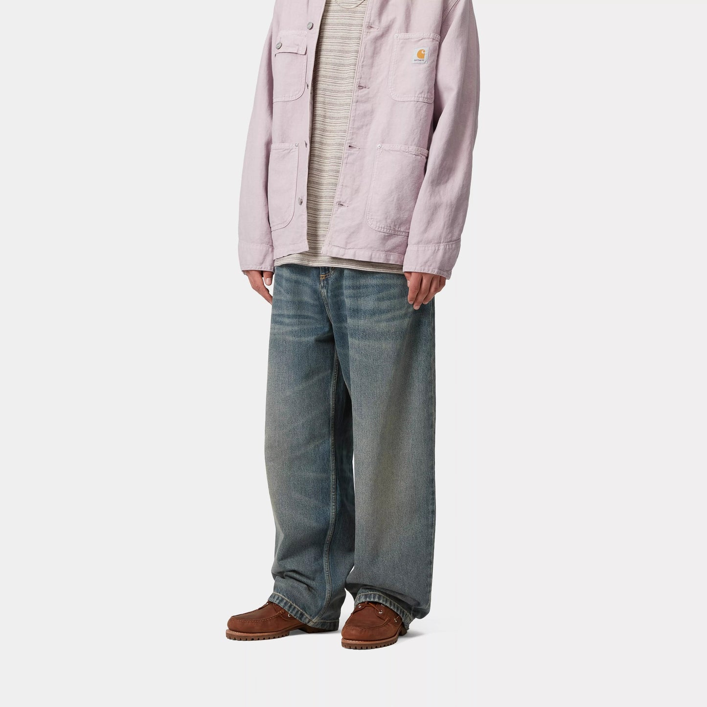 Carhartt WIP - BRANDON PANT - Blue Worn Used Wash