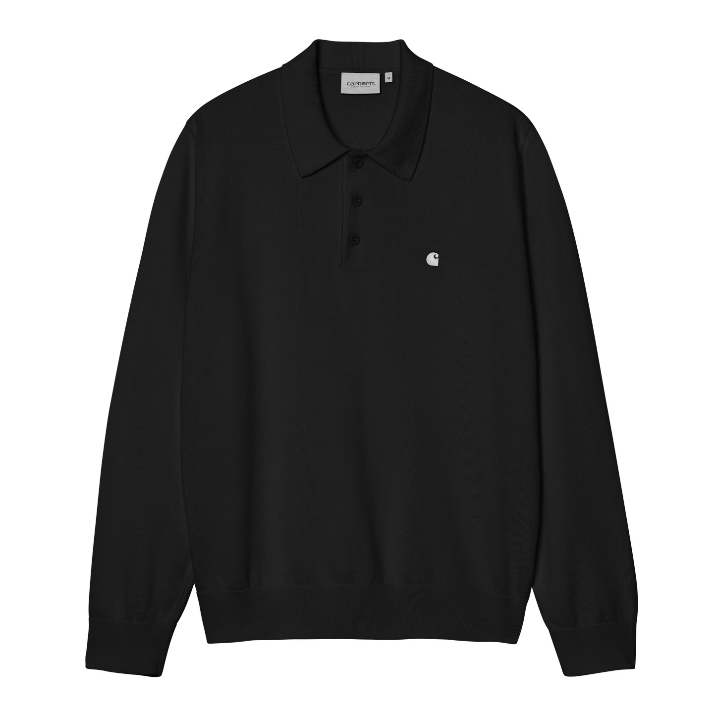 Carhartt WIP - MADISON POLO SHIRT - Black/White