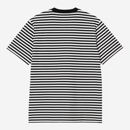 Carhartt WIP - S/S EZRA POCKET T-SHIRT - Black/Wax