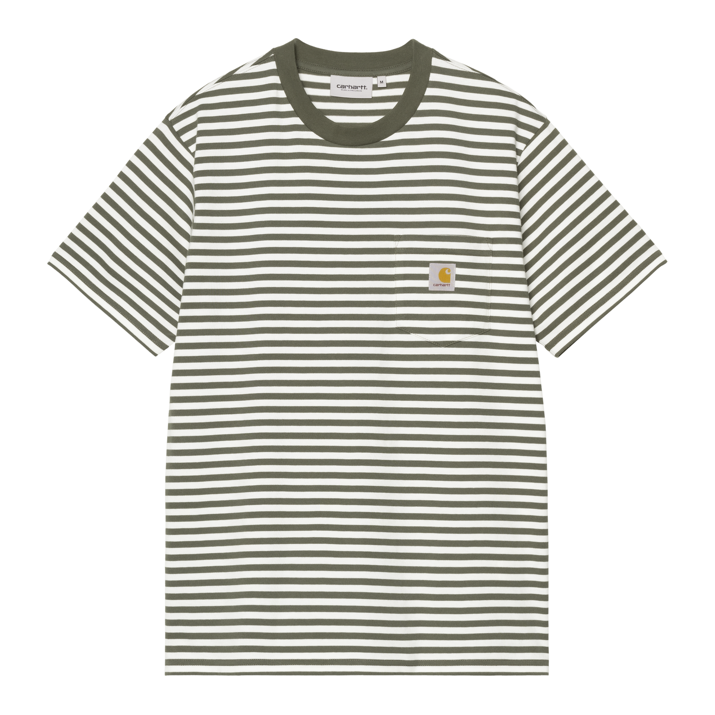 Carhartt WIP - S/S EZRA POCKET T-SHIRT - Leaf/Wax