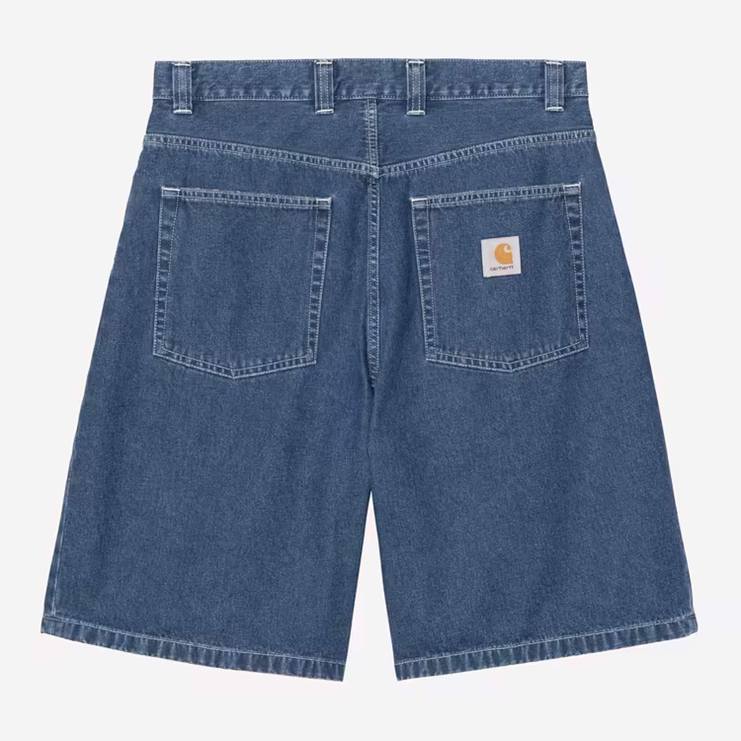 Carhartt WIP - BRANDON SHORT - Blue (stone washed)