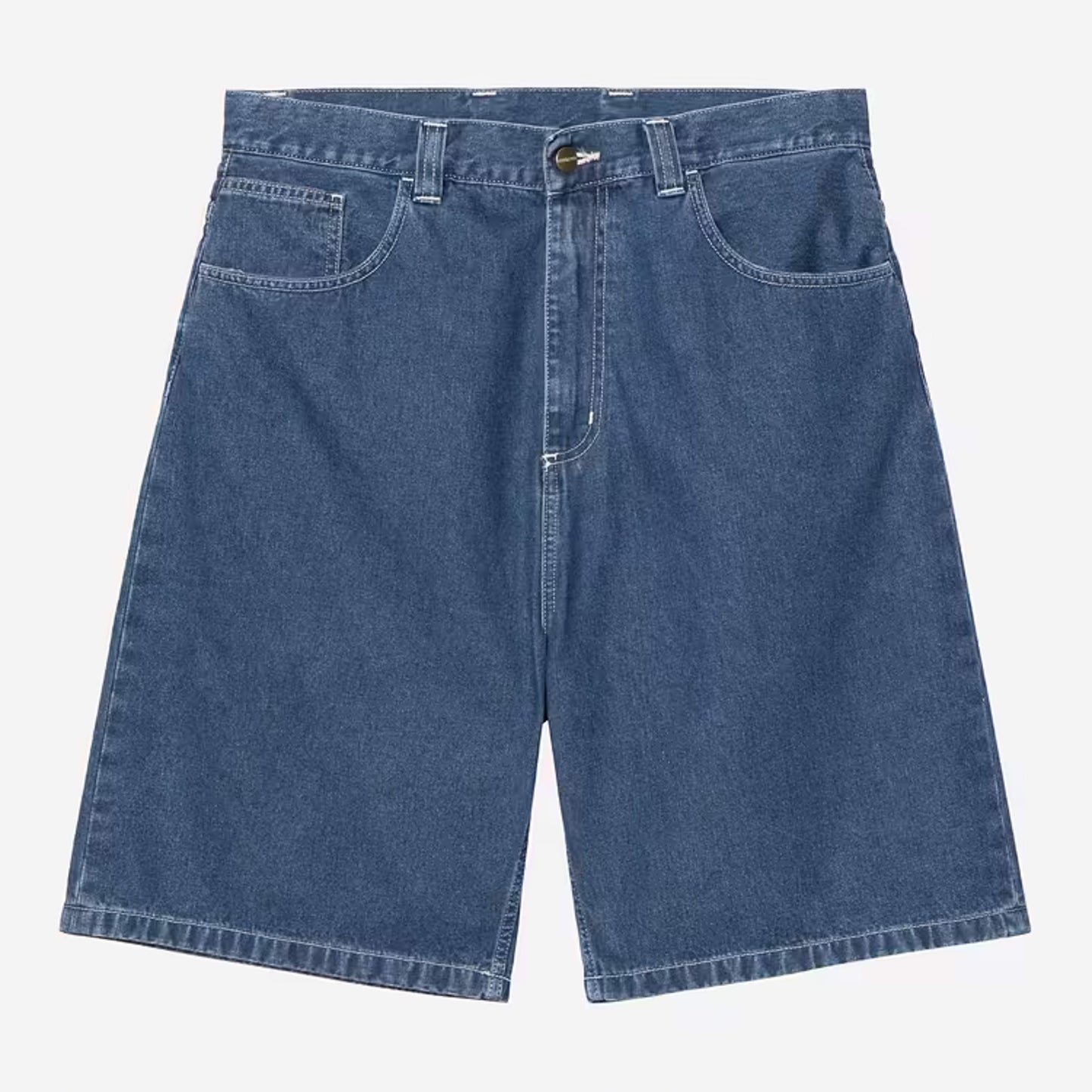 Carhartt WIP - BRANDON SHORT - Blue (stone washed)