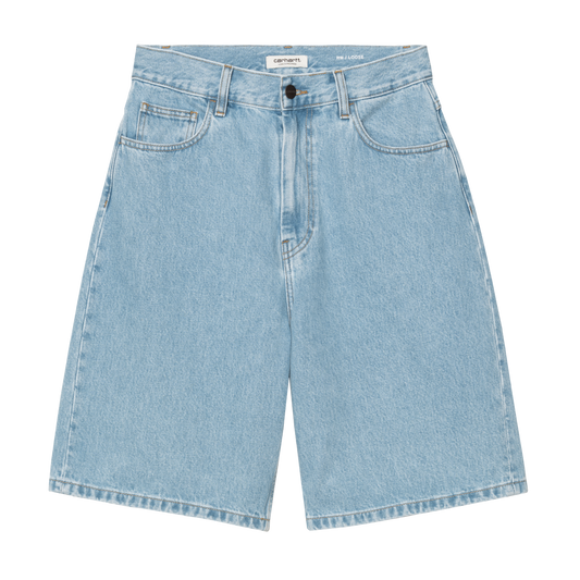 Carhartt WIP - W' BRANDON SHORT - Blue (stone bleached)