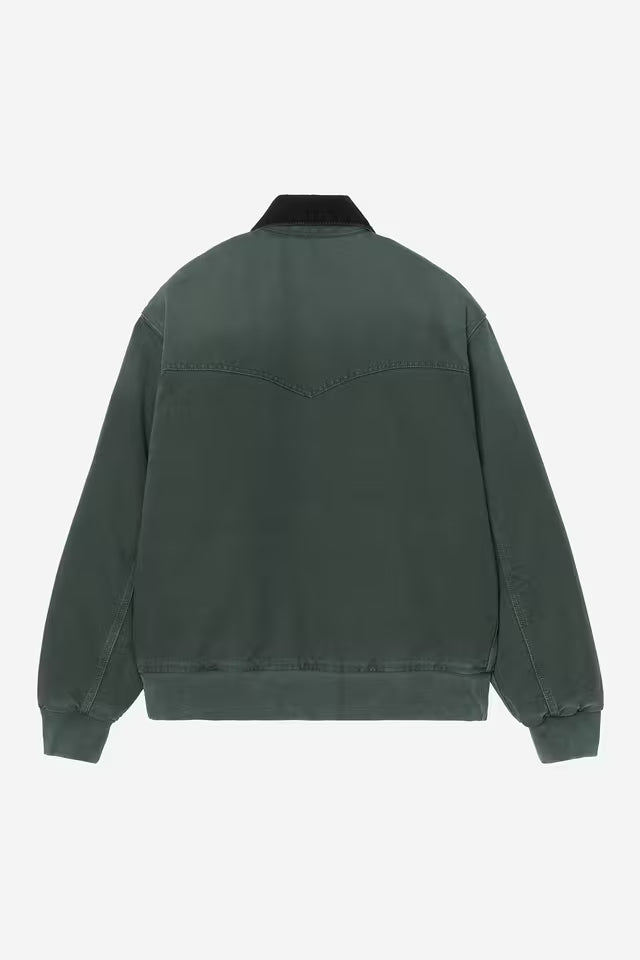 Carhartt WIP - OG SANTA FE JACKET - Raven/ Black (stone canvas)
