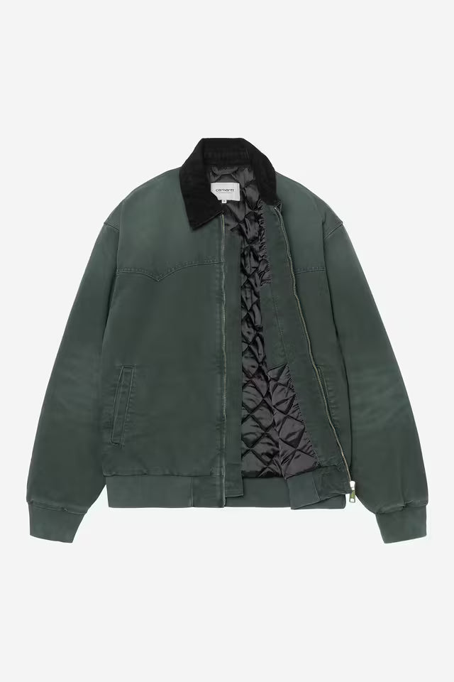 Carhartt WIP - OG SANTA FE JACKET - Raven/ Black (stone canvas)