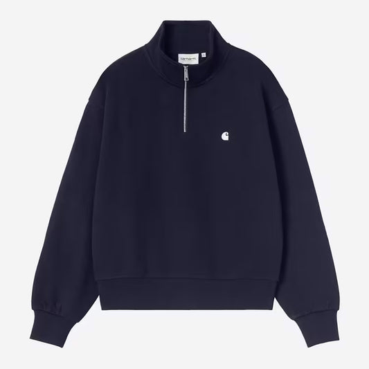 Carhartt WIP - W' CASEY HIGH NECK SWEATSHIRT - Dark Navy/Silver