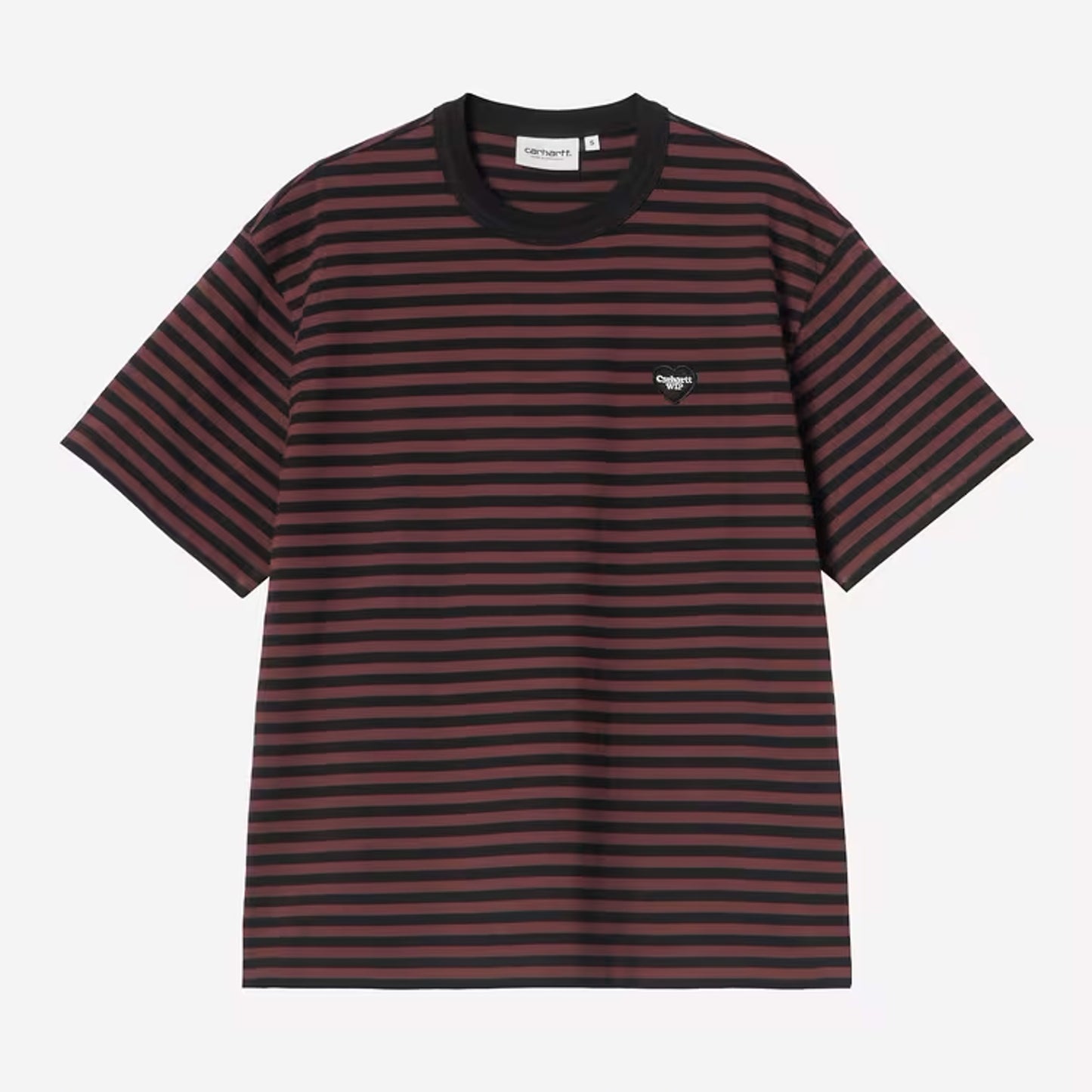Carhartt WIP - W' ESSY T-SHIRT - Essy Stripe, Black/Amarone