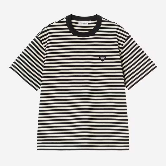 Carhartt WIP - W' ESSY T-SHIRT - Essy Stripe, Black/wax