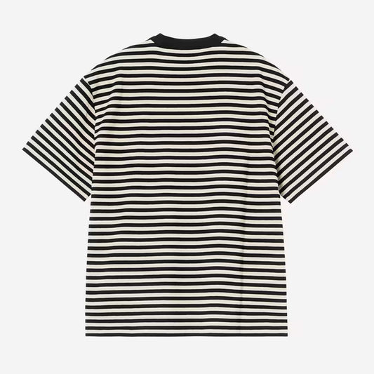 Carhartt WIP - W' ESSY T-SHIRT - Essy Stripe, Black/wax